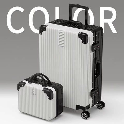 Stylish Luggage Set 2PCS (Aluminum Frame)