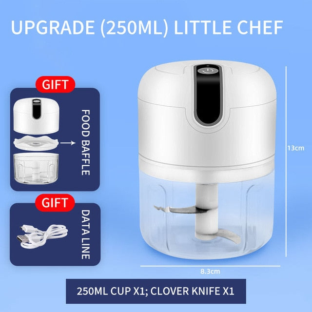 Rechargeable Automatic Garlic Chopper – 4EVER SUPERMARKET